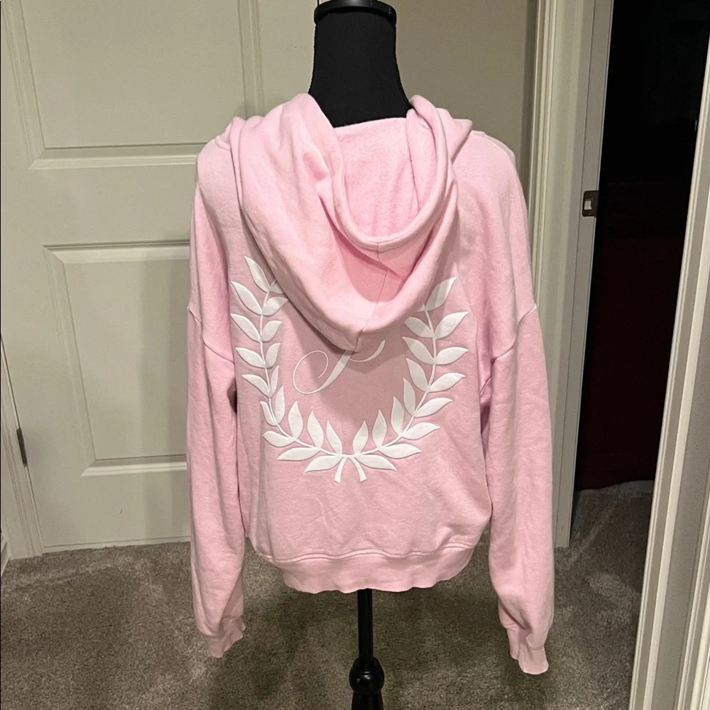 PINK Victoria's Secret Soft Pink Zip-Up Hoodie - Picture 9 of 10